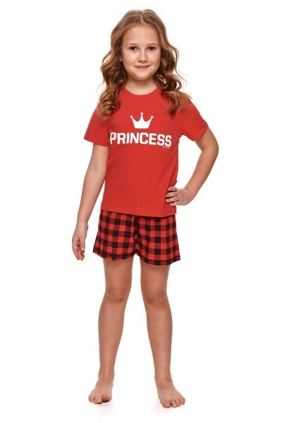 Dziewczęca piżamka PRINCESS z krótkimi spodenkami