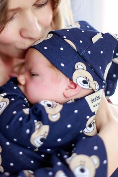Organic cotton baby hats newborn