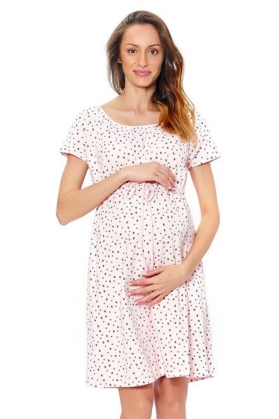 Pink pregnancy nightdress