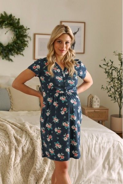 Maternity 2 in1, pregnancy and nursing nightdress