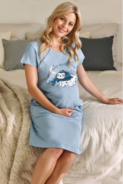 women's maternity nursing breastfeeding  nightdress