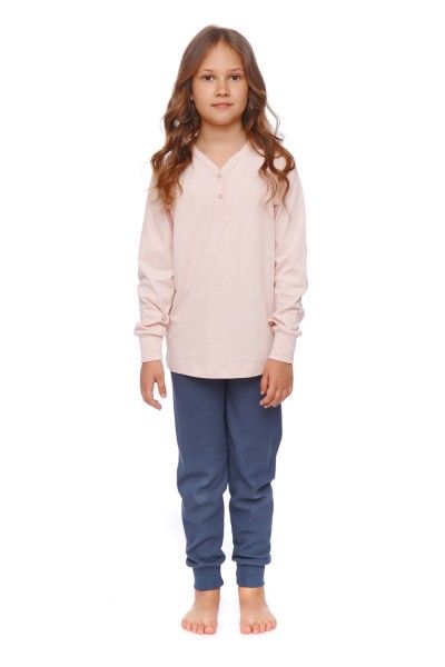 Różowa  piżama dla dziewczynki II Gatunek