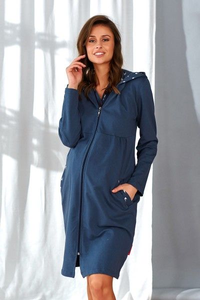 SECOND GRADE WITH DEFECT Women maternity robe SWALLOW...