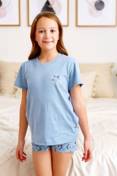 Piżamka dziecięca z krótkimi spodenkami
