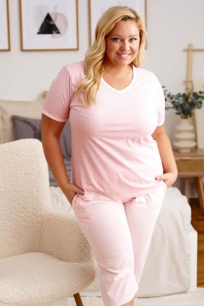Pink pyjamas plus size
