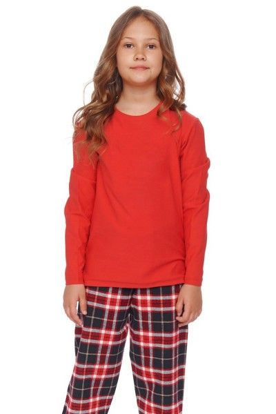 SECOND GRADE WITH DEFECT WOMEN'S Red flannel pyjamas