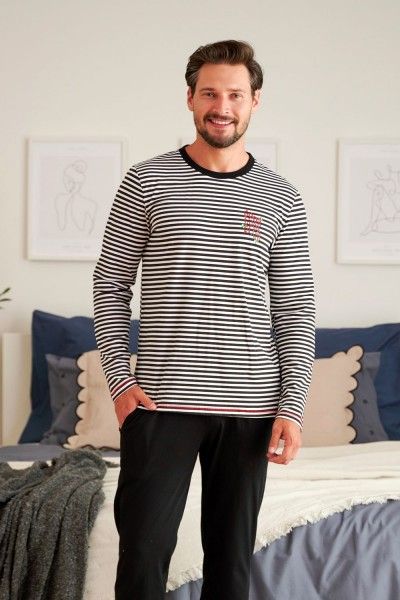 Men's striped pajama from GOOD LUCK CLUB