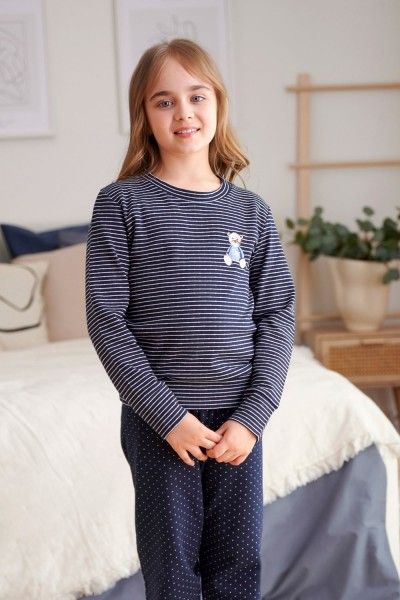 Navy pyjamas