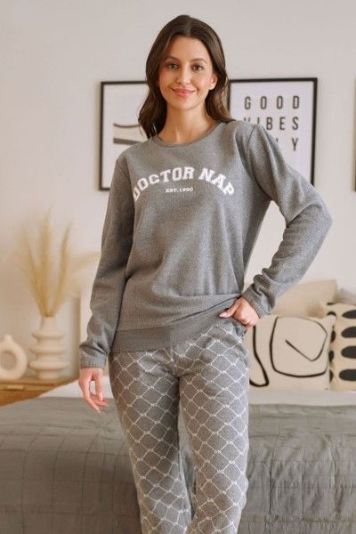 grey pyjamas
