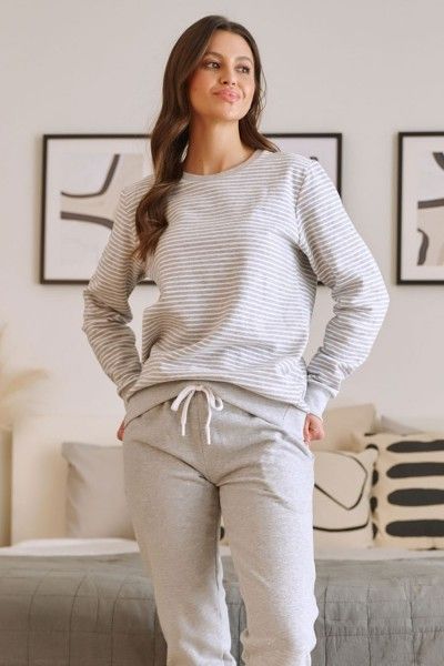 grey pyjamas