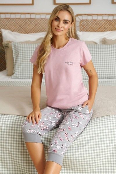 Women's pajamas in pink color