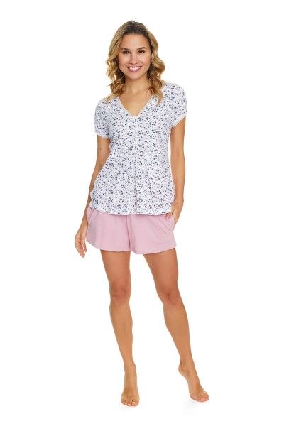 Women's pajamas in delicate floral pattern