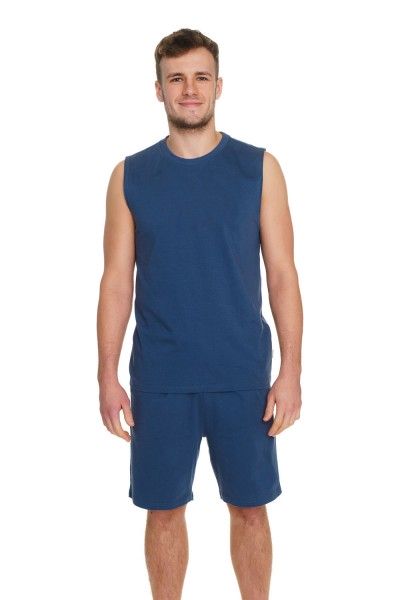 SECOND GRADE WITH DEFECT MODERN MEN'S PAJAMAS WITH SHORTS