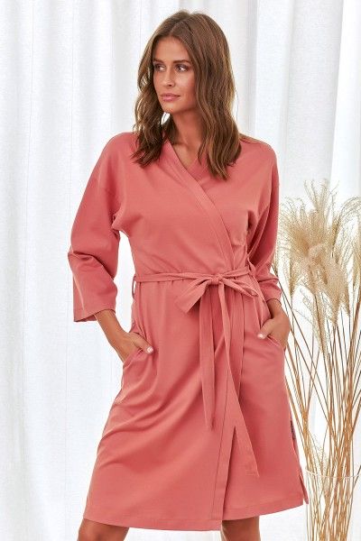 Woman's  organic cotton robe